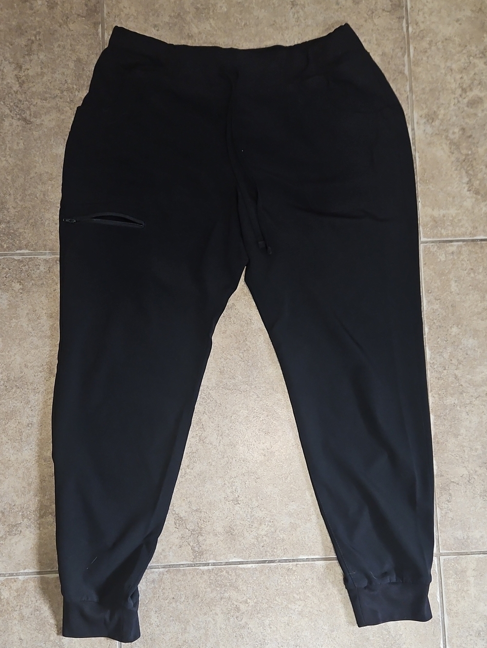 HeartSoul Black Jogger Scrub Pants